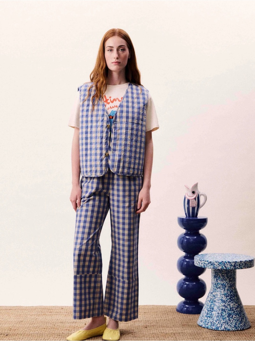 FRNCH 🇫🇷 REGALIA VEST AZURE BLUE - Picture 7 of 12